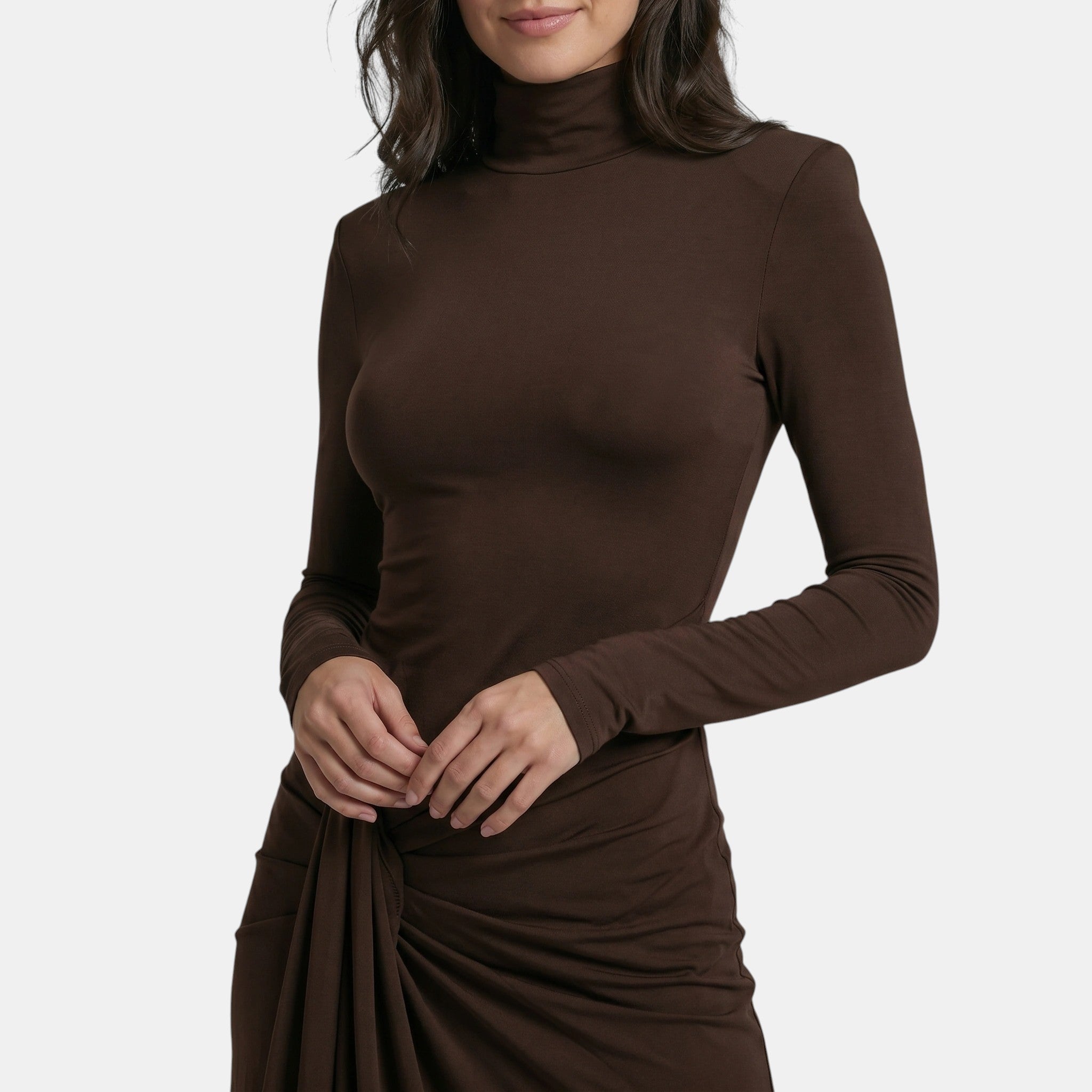 Women's Bodycon Maxi Dress Ruched Waist Formal Dress SnugBubs Australia
