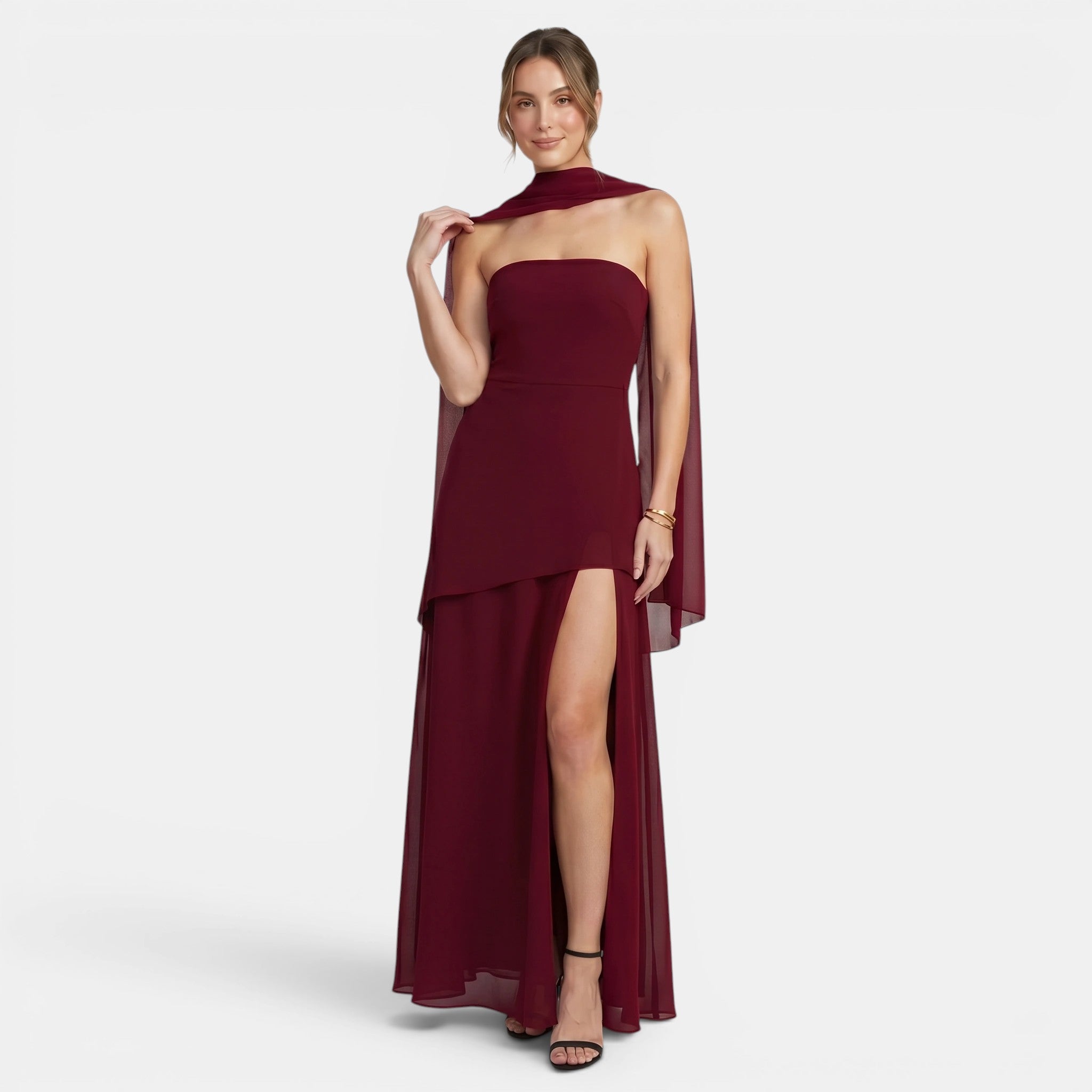 Women's High Neck Strapless Maxi Dress SnugBubs Australia