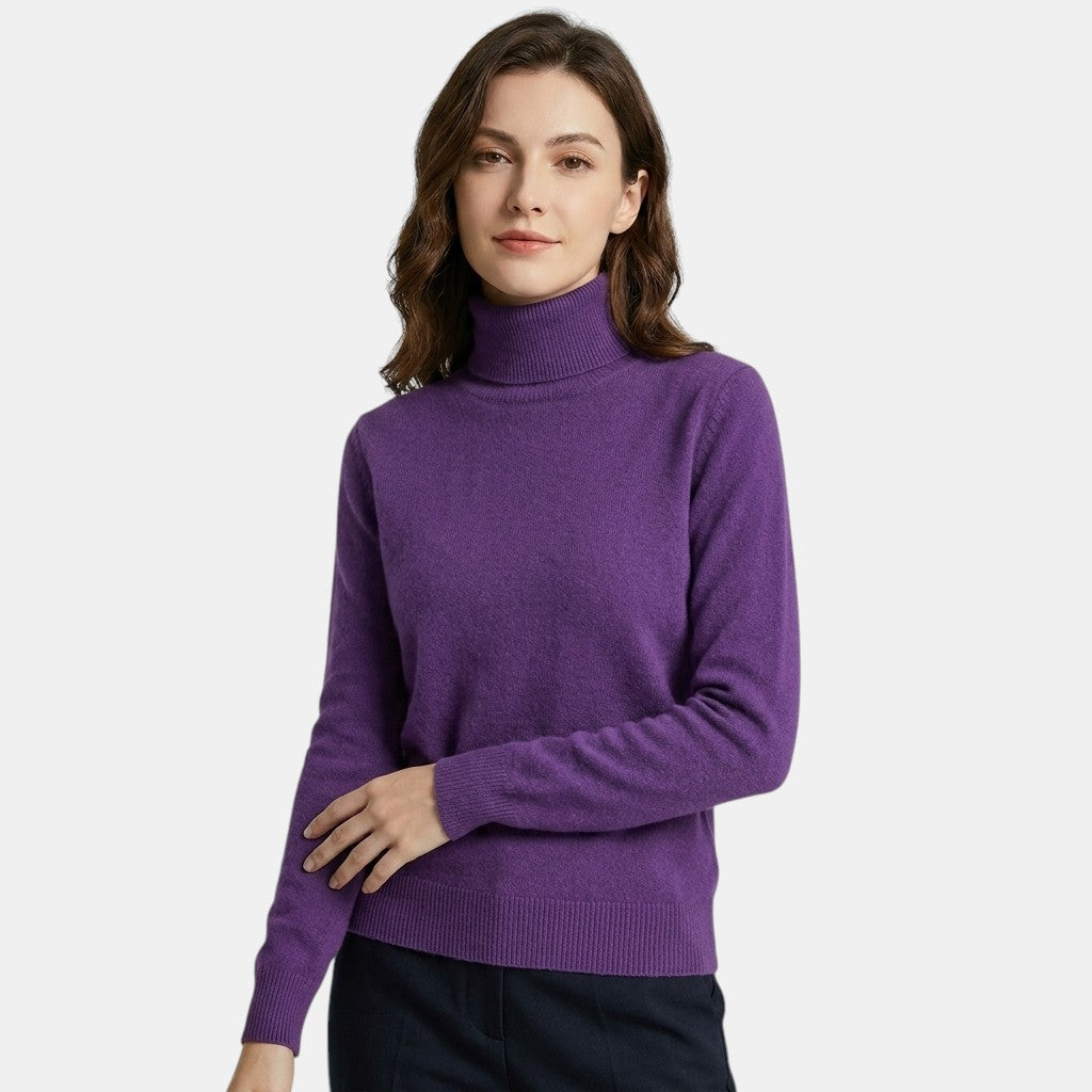 Women's Long Sleeve Turtleneck Sweater SnugBubs Australia