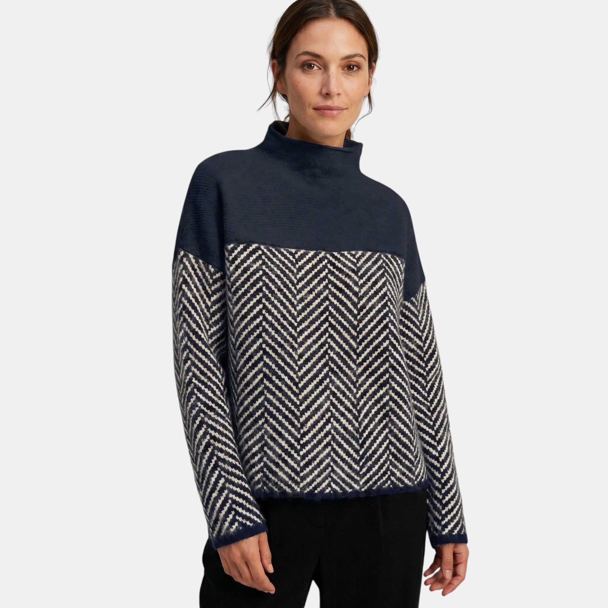 Women's Relaxed Fit Turtleneck Pullover Sweater SnugBubs Australia
