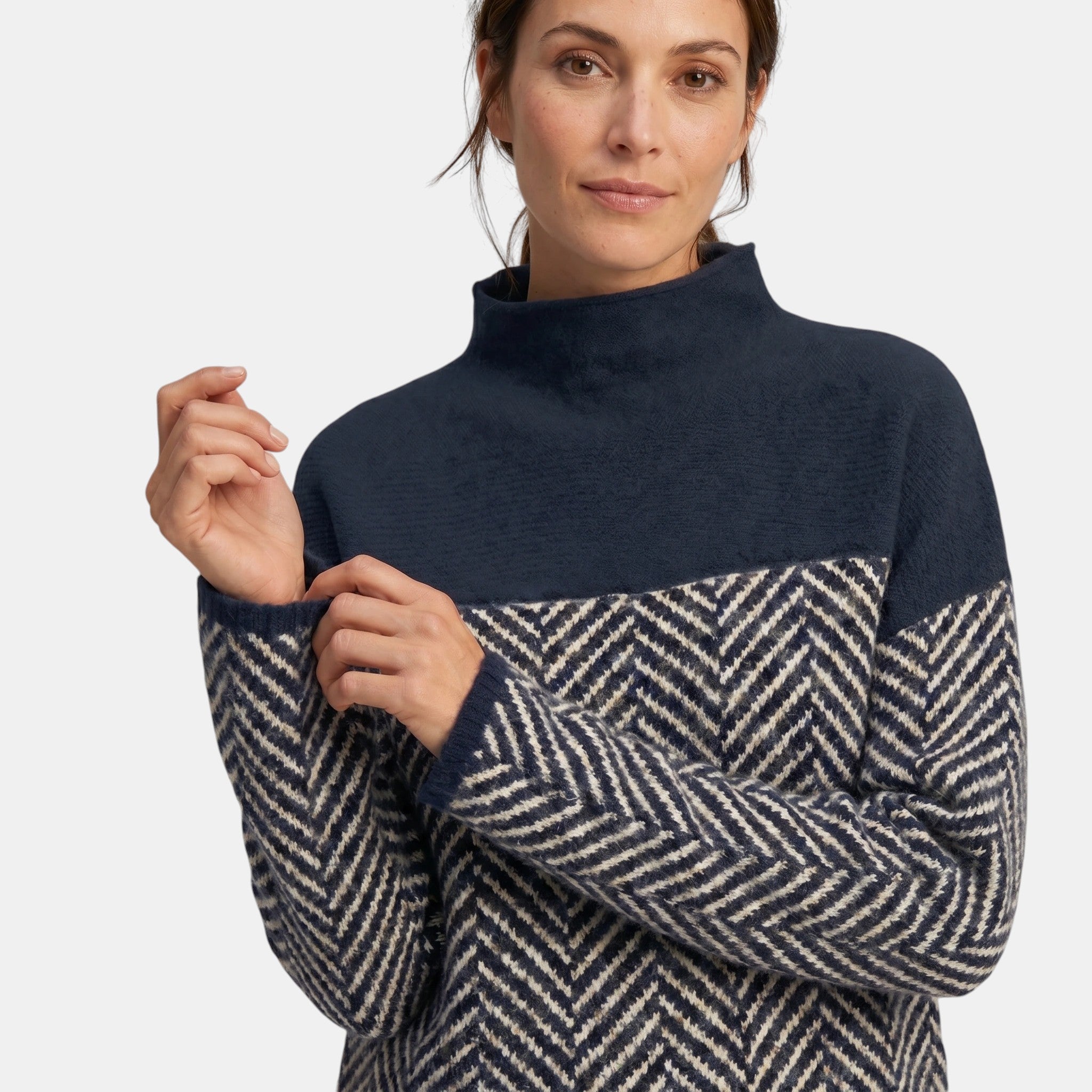 Women's Relaxed Fit Turtleneck Pullover Sweater SnugBubs Australia