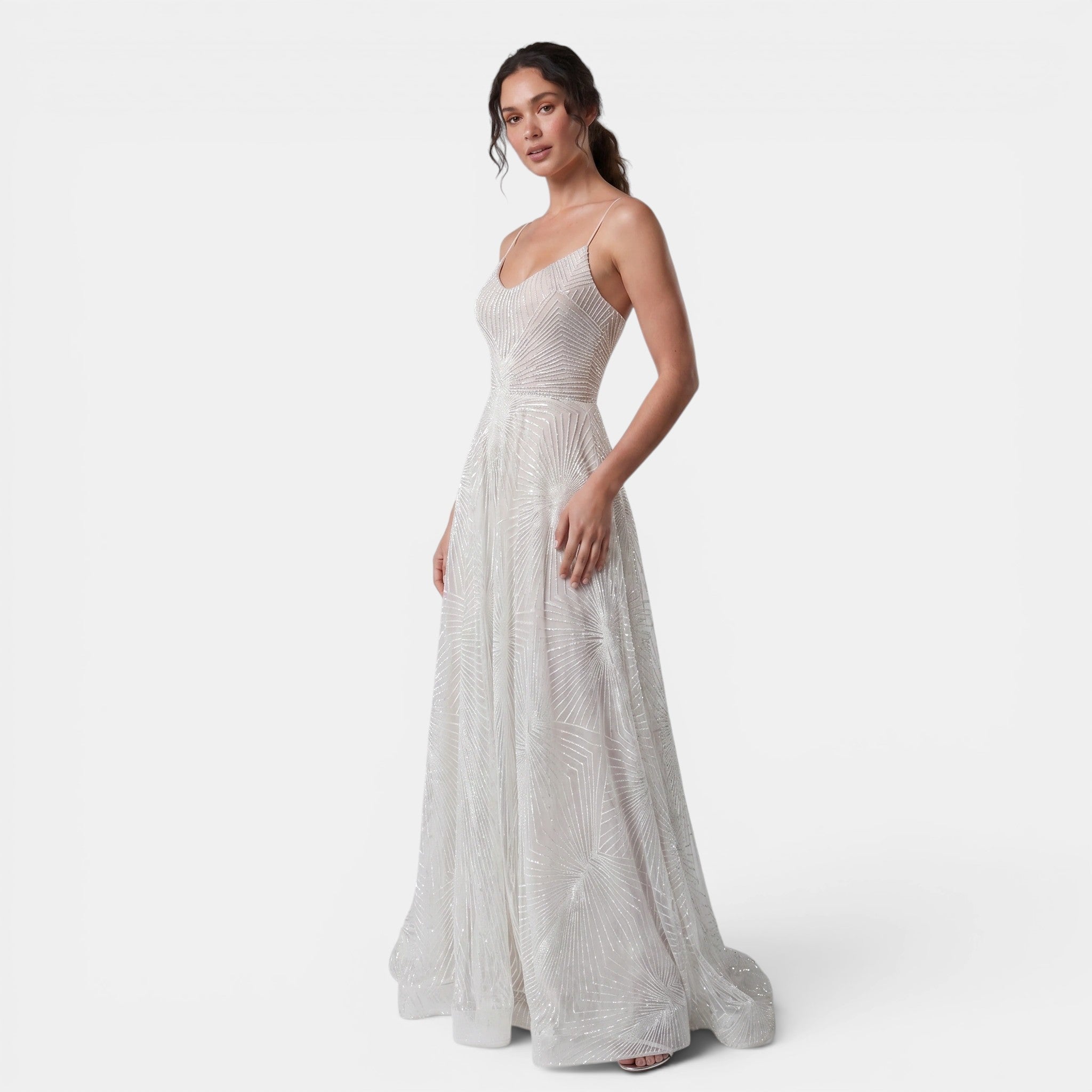 Women's Sequin Maxi Dress Elegant Formal Evening Gown SnugBubs Australia